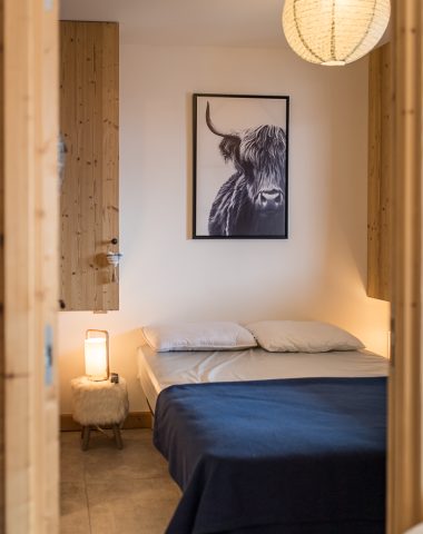 Zimmer in einer Unterkunft in Valmeinier